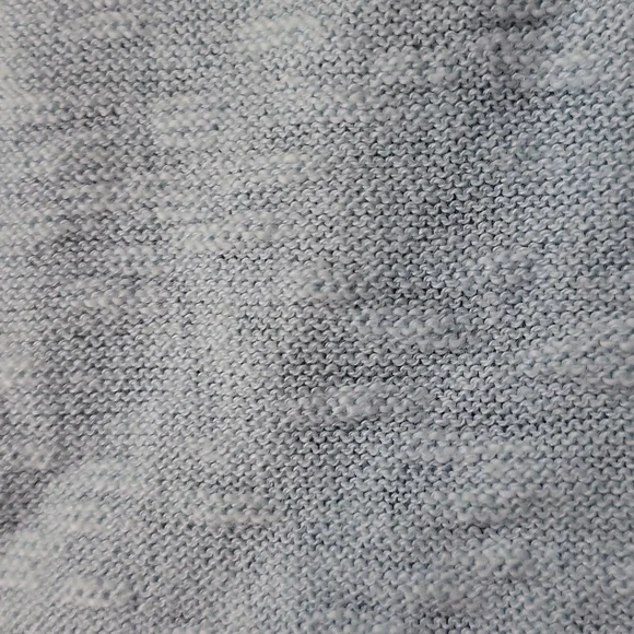 J. JILL PURE JILL Aqua Blue Scoop Neck Cotton Linen Blend Lightweight Sweater - Picture 6 of 11